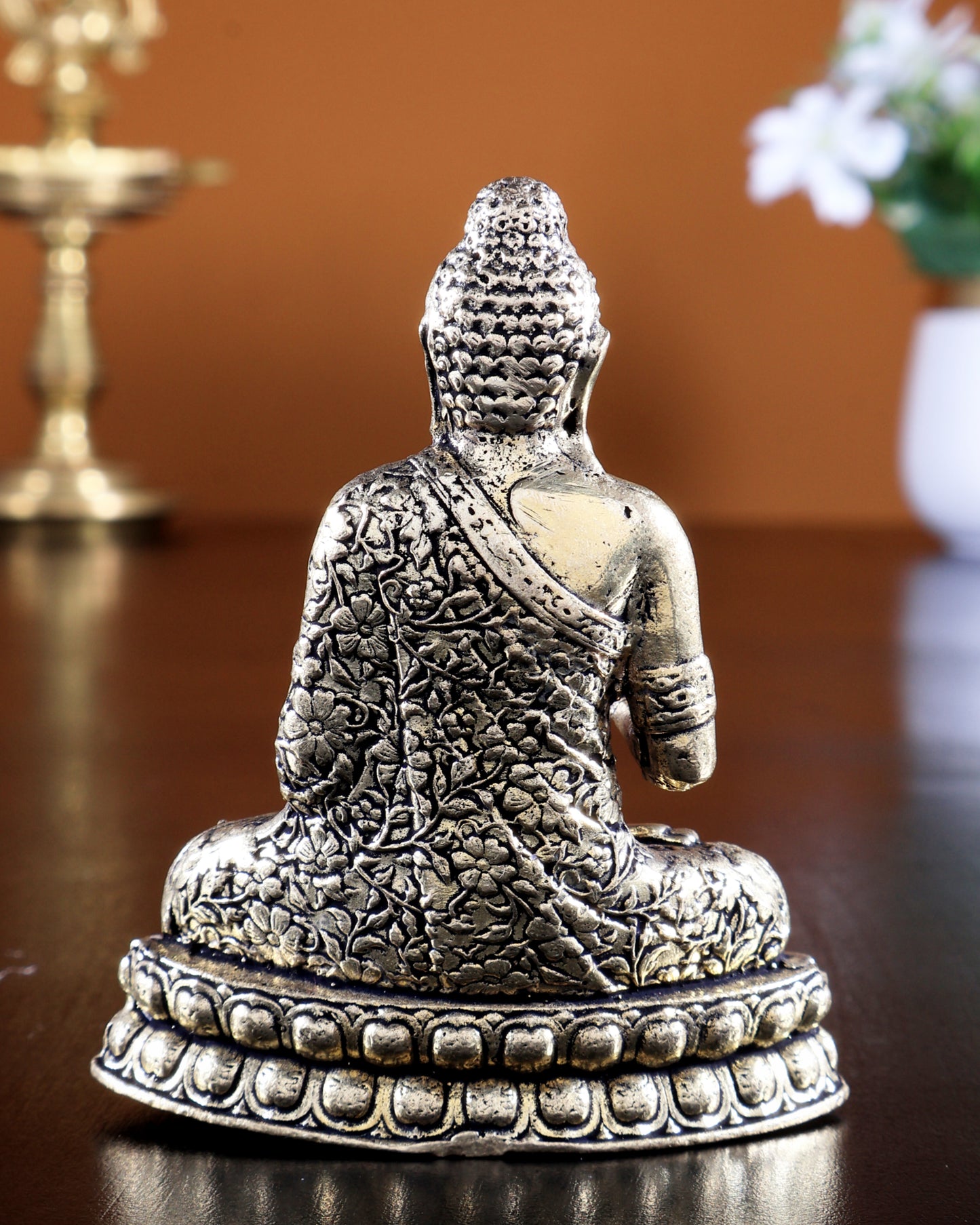 Brass Superfine Buddha Blessing Idol 4 inch