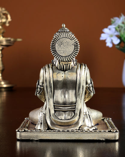 Brass Superfine Lord Hanuman in Meditation (Dhyana Mudra) Idol – 4 inch