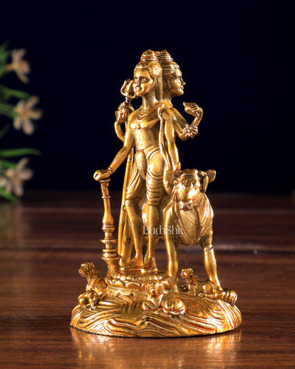 Panchaloha Bronze Dattatreya Datta Guru Idol 3 inch