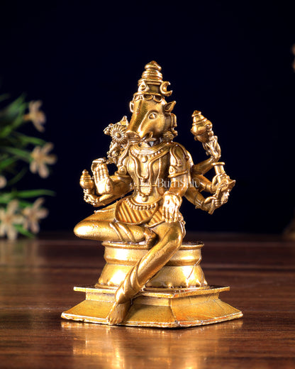 Panchaloha Bronze Goddess Varahi Amman Idol 3 inch