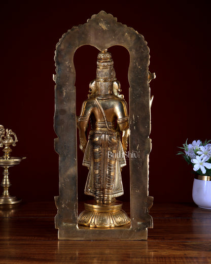 Pure Brass Tirupati Balaji Lord Venkateshwara Swamy statue 17 inch