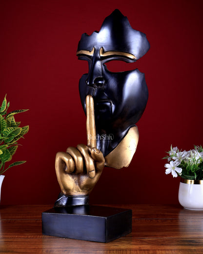 Silent Man Brass Decorative Artefact – Superfine Theatrical Home Décor 20 inch