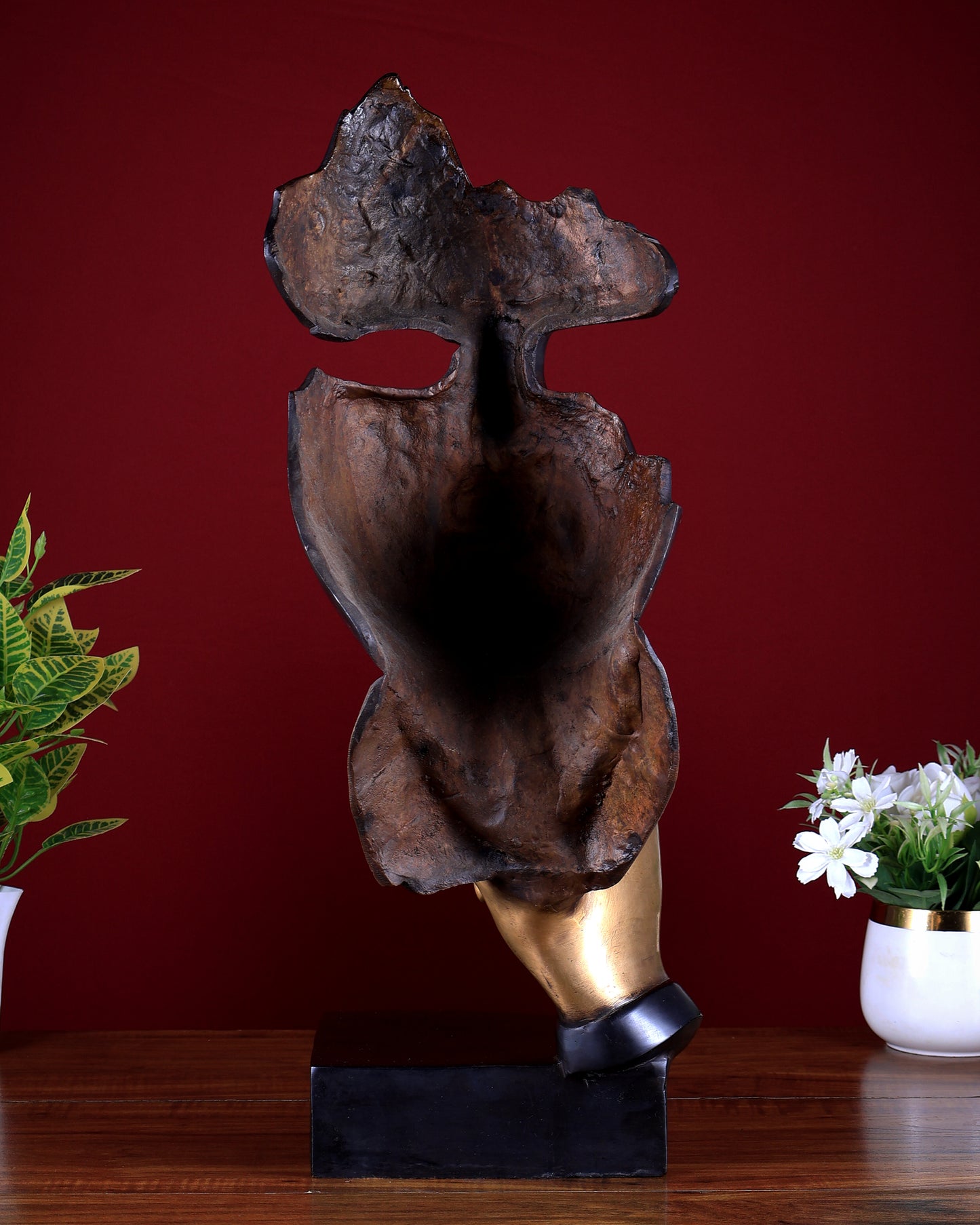 Silent Man Brass Decorative Artefact – Superfine Theatrical Home Décor 20 inch