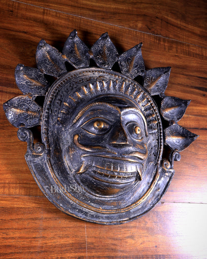 Bronze Kaal Bhairava Bhuta Mask – Vintage Artefact