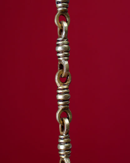 Brass Handcrafted Dancing Ganesha Hanging Temple Bell