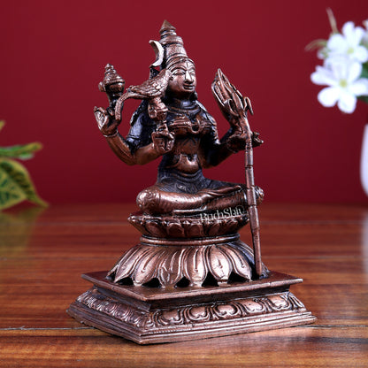 Pure Copper Kamakshi Amman Idol | Goddess Parvati Divine Murti