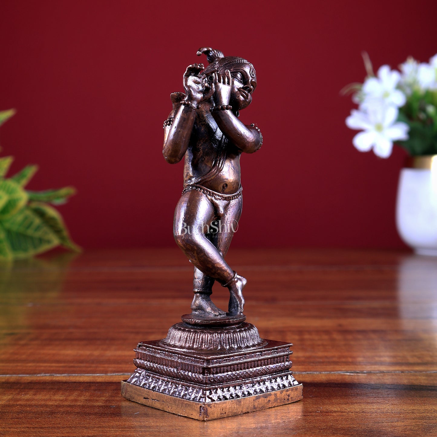 Antique Copper Yashodha Nandan Bal Krishna Idol | Limited Series Murti