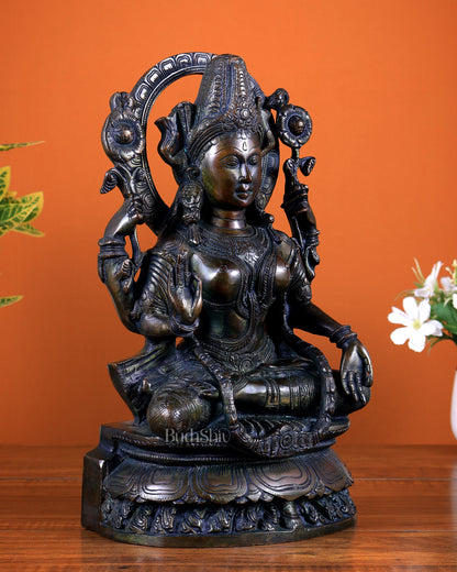 Unique Brass Goddess Lakshmi Statue – Chola Style Heritage Artefact