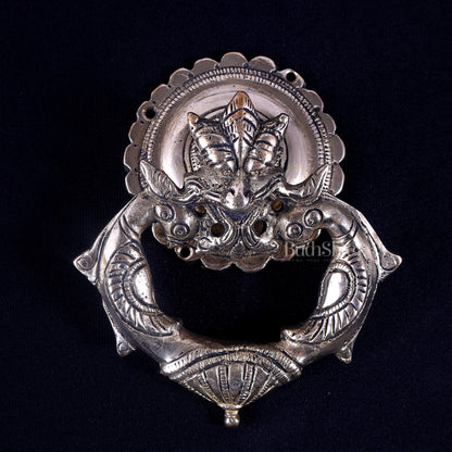 Brass Yali Design Door Knocker Shiny Brass tone