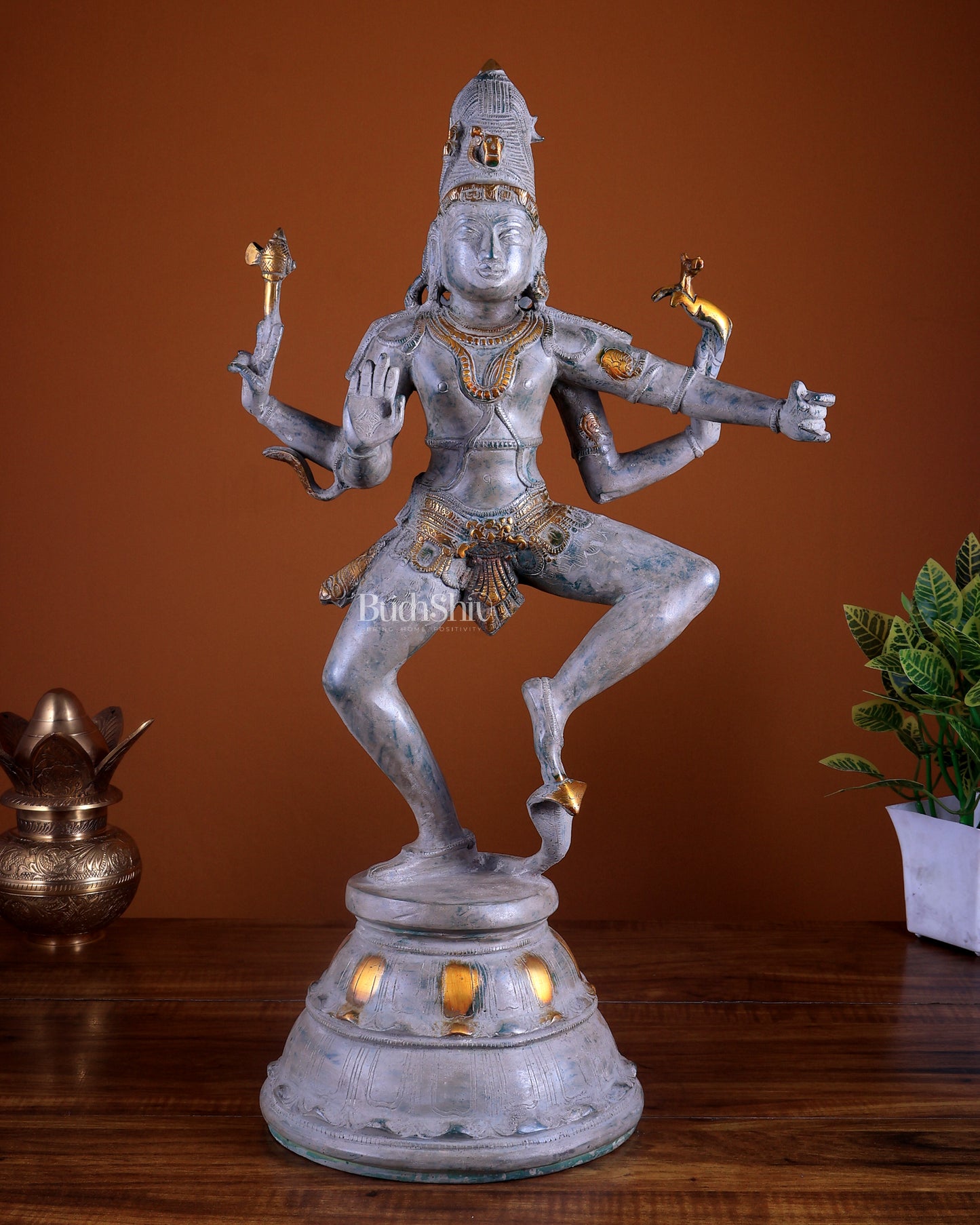 Brass Dancing Shiva Statue 22 inch