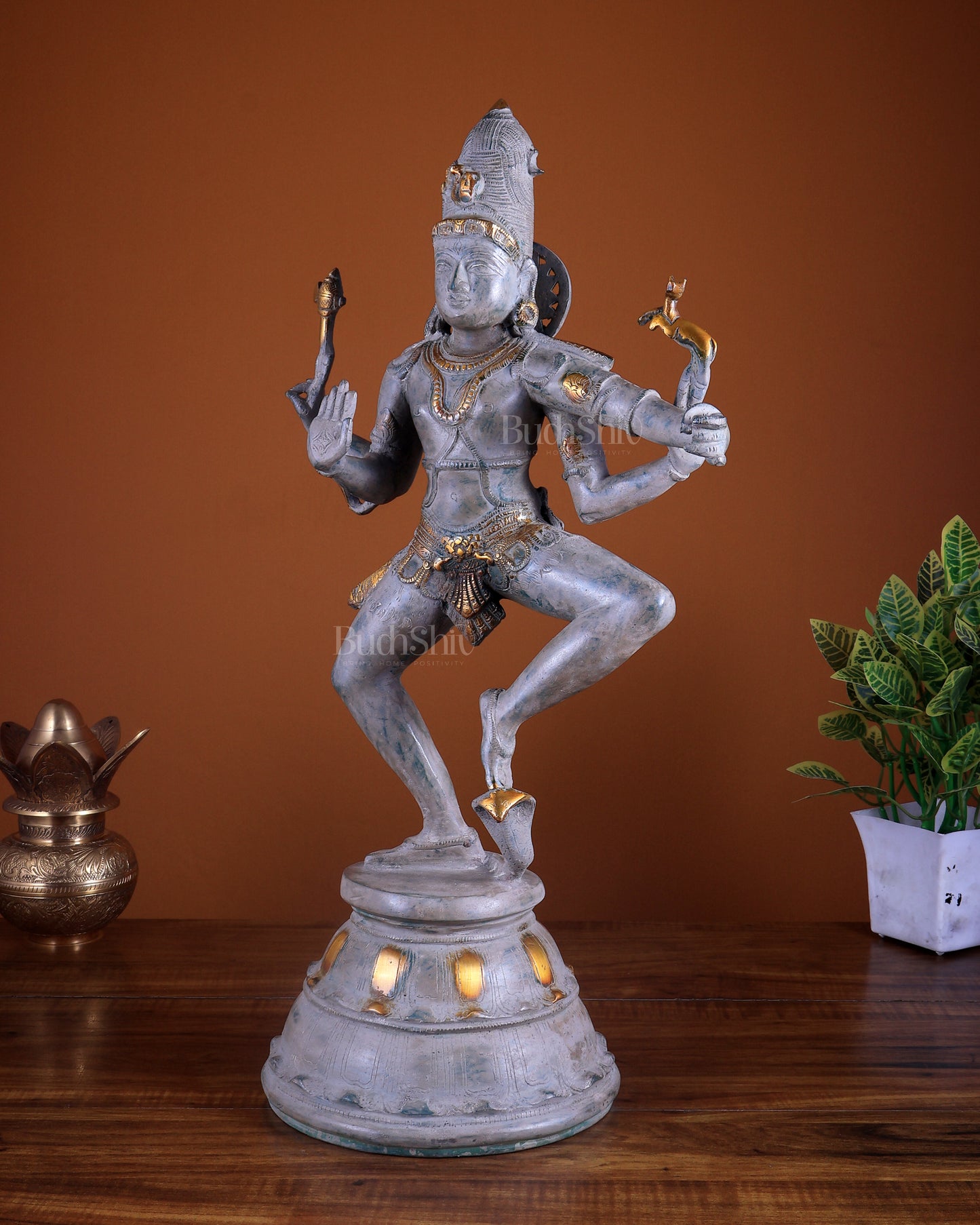 Brass Dancing Shiva Statue 22 inch
