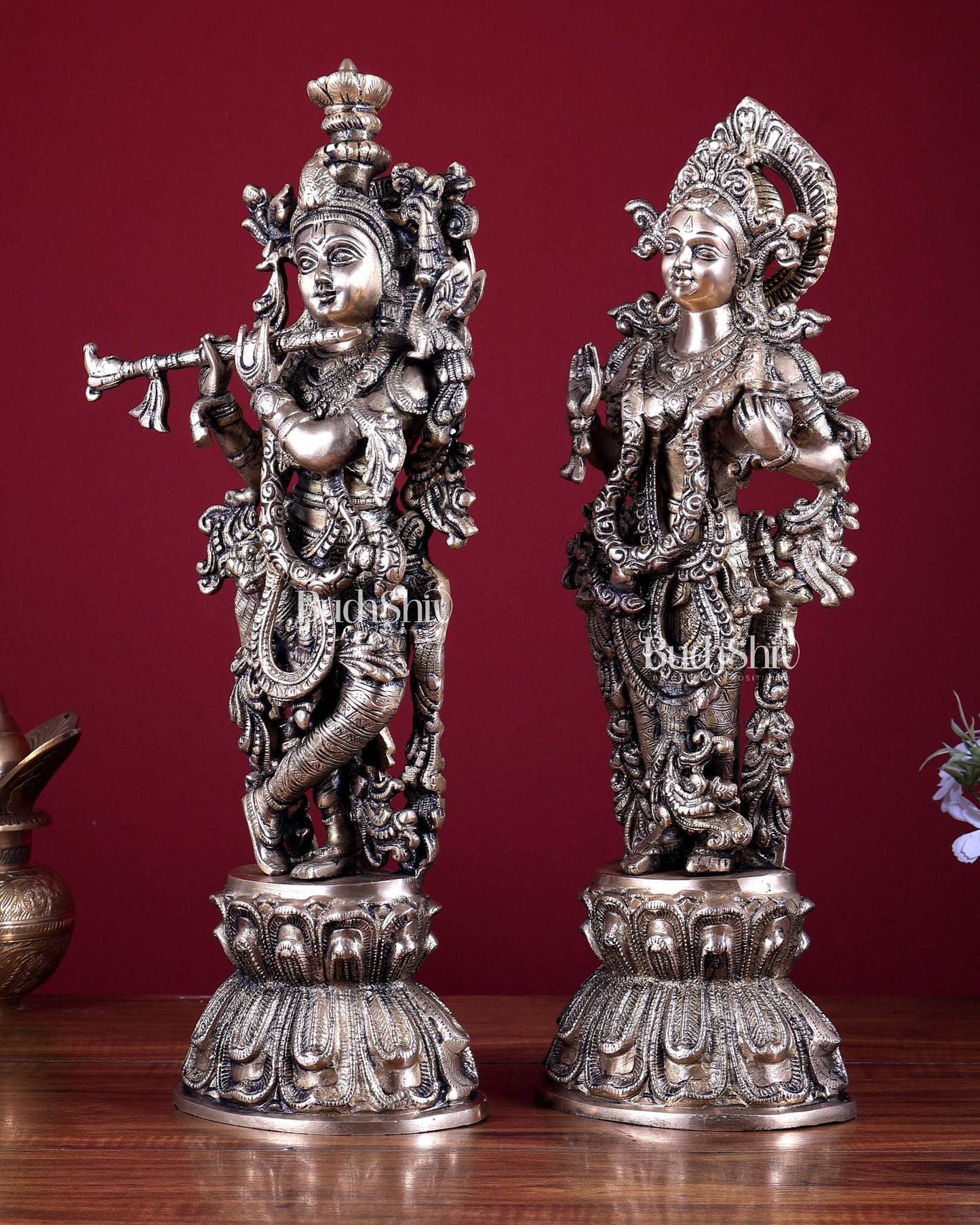 Brass Radha krishna idols 18 inch
