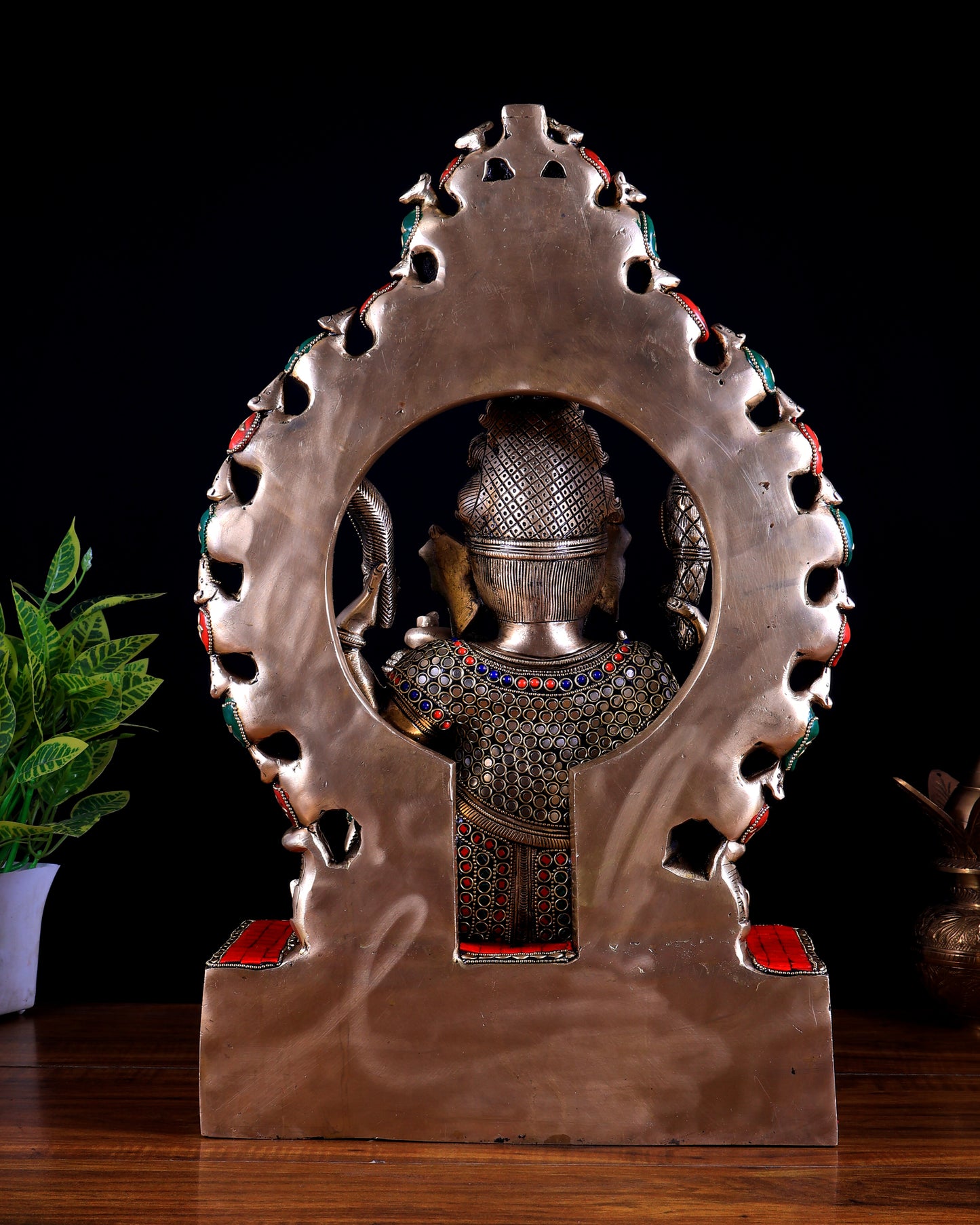 Unique Brass Lord Ganesha Statue 19.5 inch