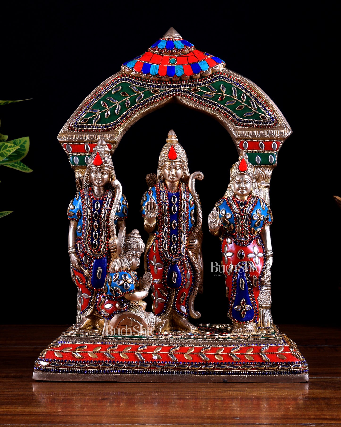 Brass Ram Darbar Statue 12 inch Stonework