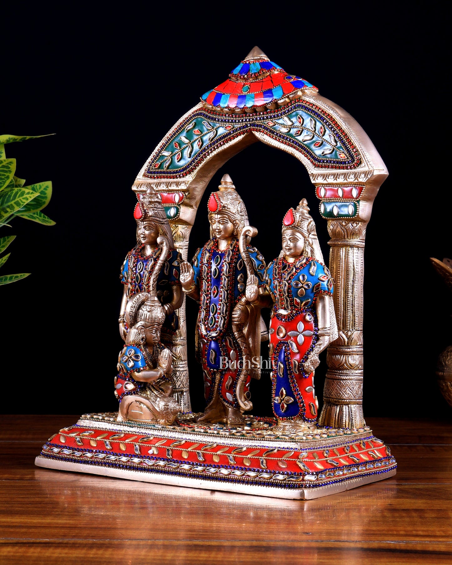 Brass Ram Darbar Statue 12 inch Stonework