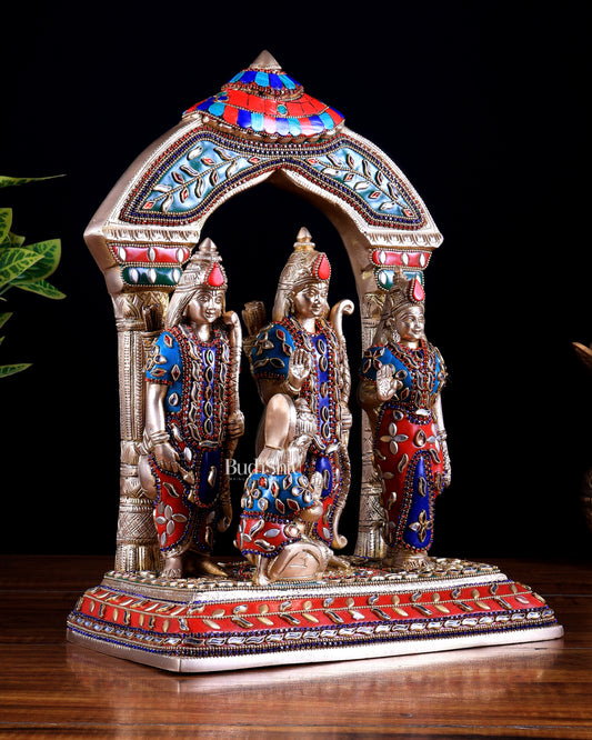 Brass Ram Darbar Statue 12 inch Stonework