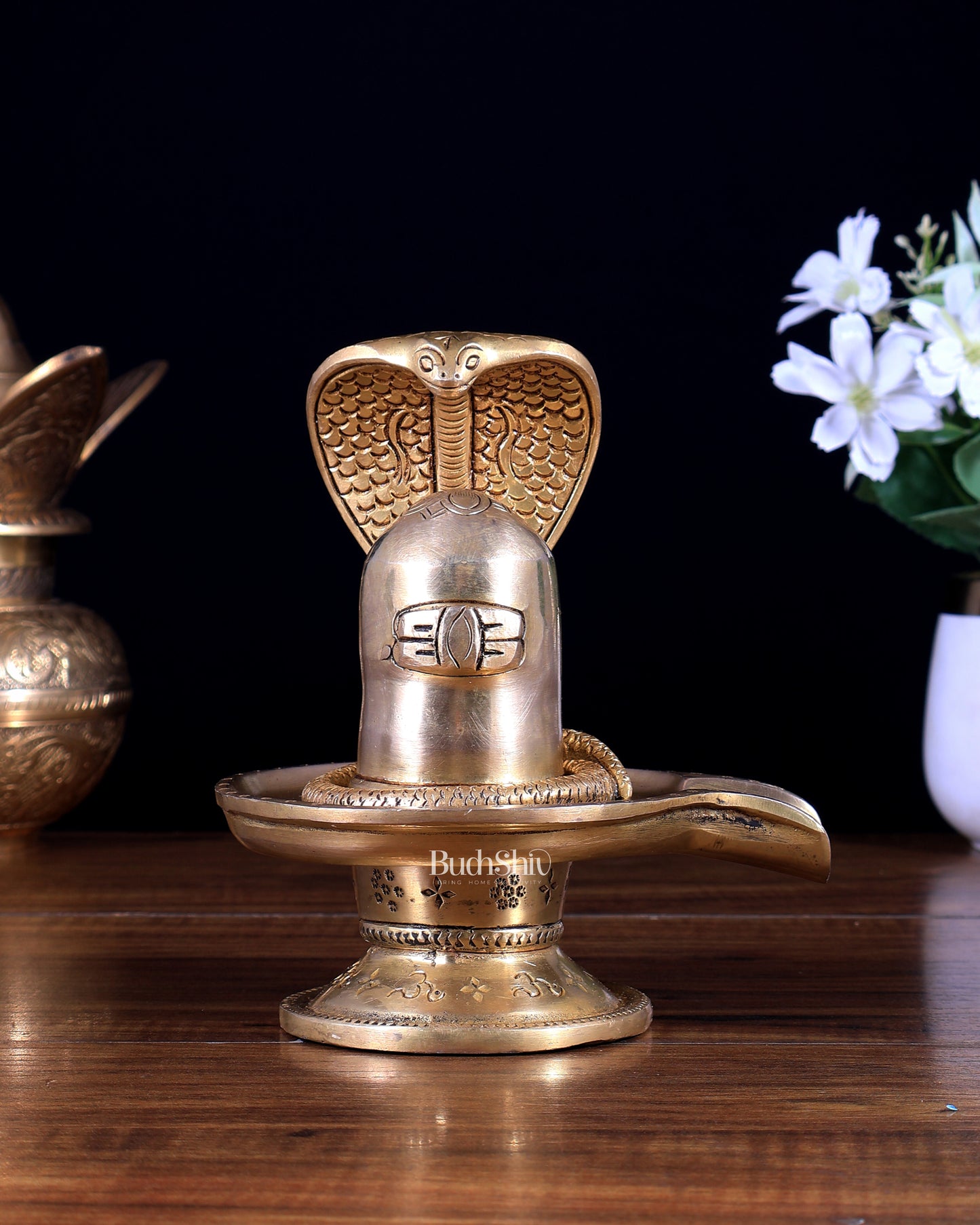 Brass Superfine Shiv Ling 6 inch