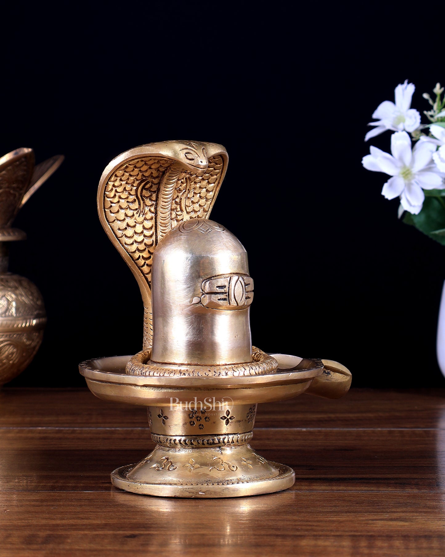 Brass Superfine Shiv Ling 6 inch