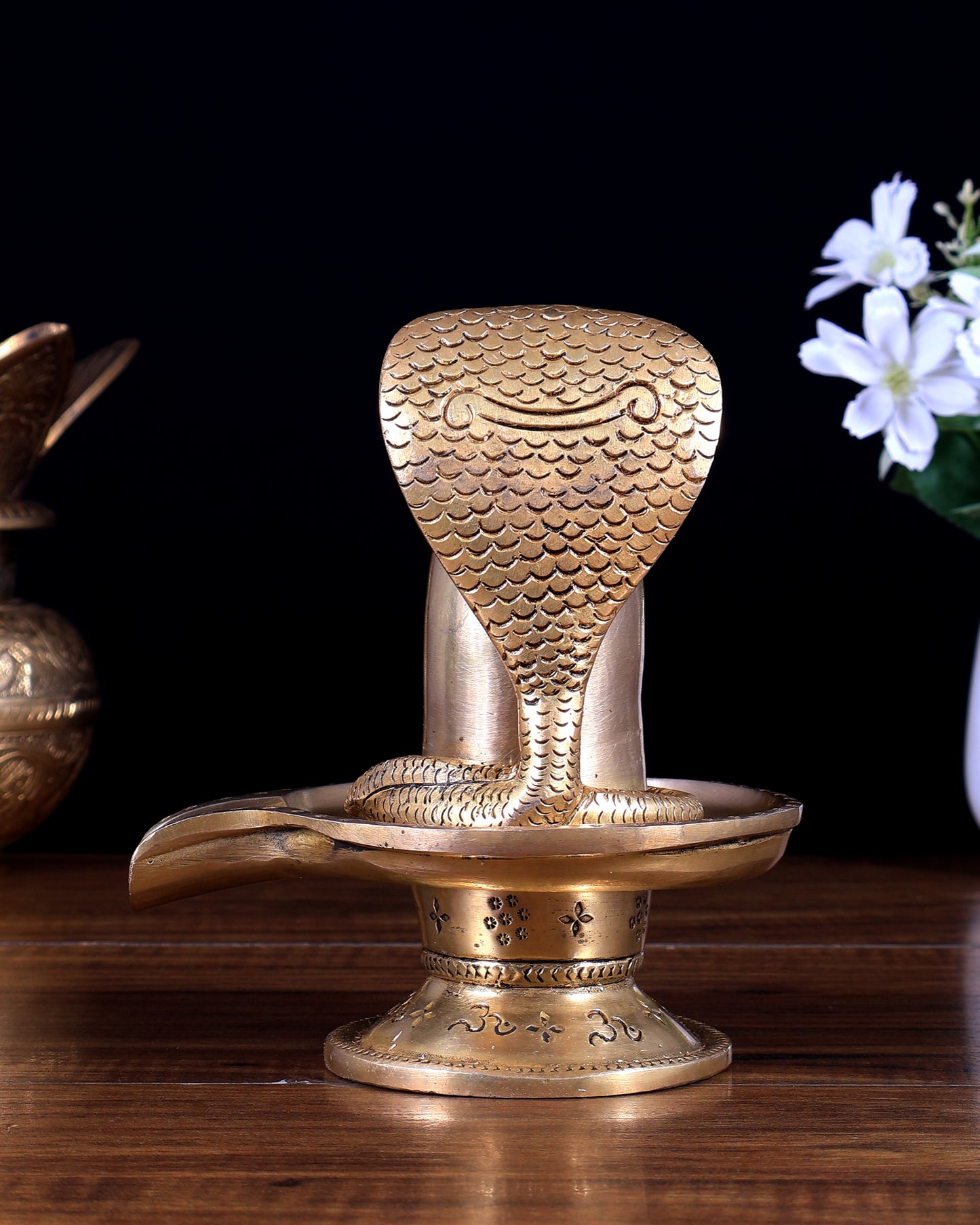 Brass Superfine Shiv Ling 6 inch