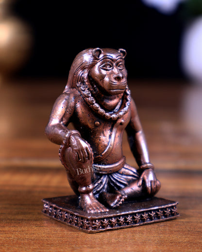 Pure Copper Shanta Narasimha idol 2 inch