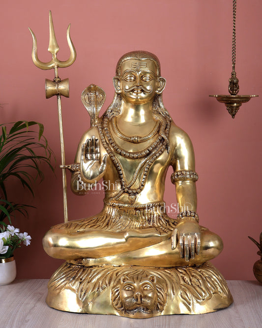Large 35" Mahakaal Lord Shiva superfine Sculpture