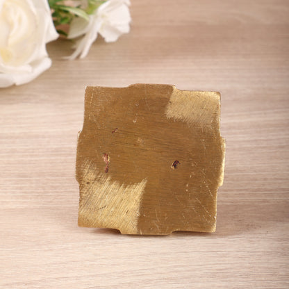 Brass Shri Yantra Meru | Small Shree Yantra 2.3 Inch