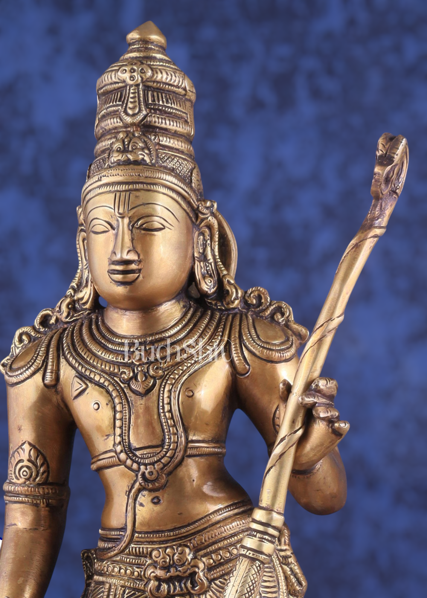 Brass Lord Shri Ram Statue – 21 Inches Tall