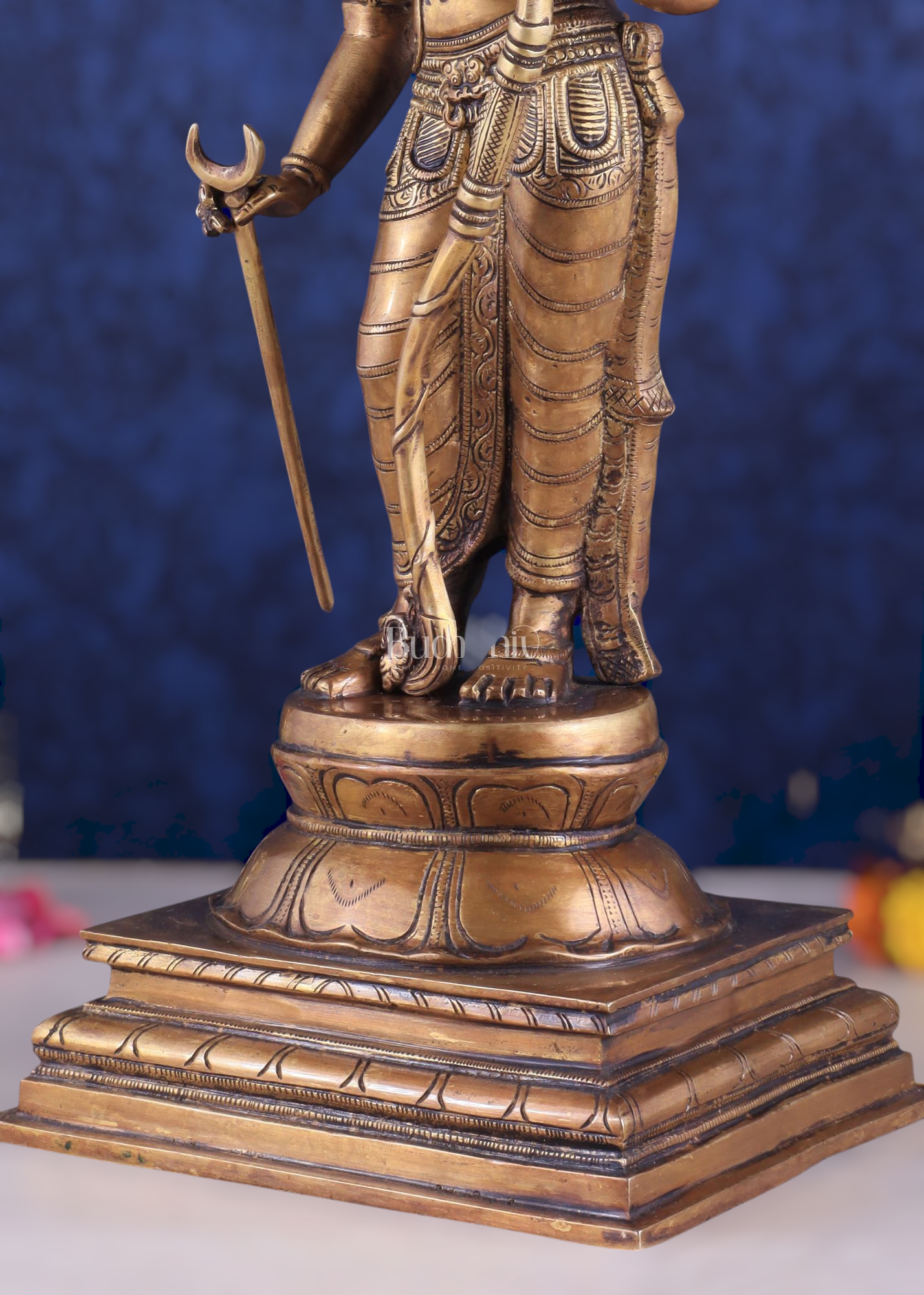 Brass Lord Shri Ram Statue – 21 Inches Tall