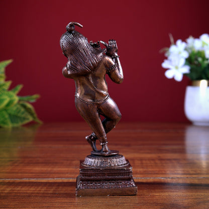 Antique Copper Yashodha Nandan Bal Krishna Idol | Limited Series Murti - Budhshiv.com