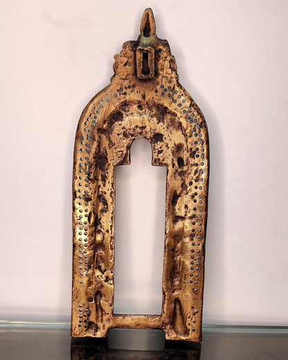 Brass Antique Handcrafted Prabhavali 12.5" x 5.5" - Budhshiv.com