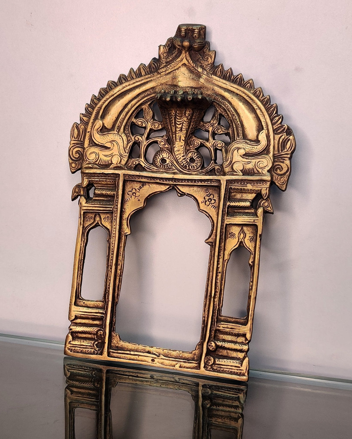 Brass Antique Handcrafted Prabhavali - Budhshiv.com