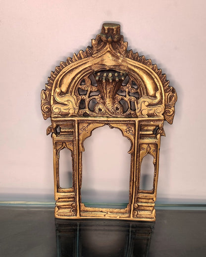 Brass Antique Handcrafted Prabhavali - Budhshiv.com