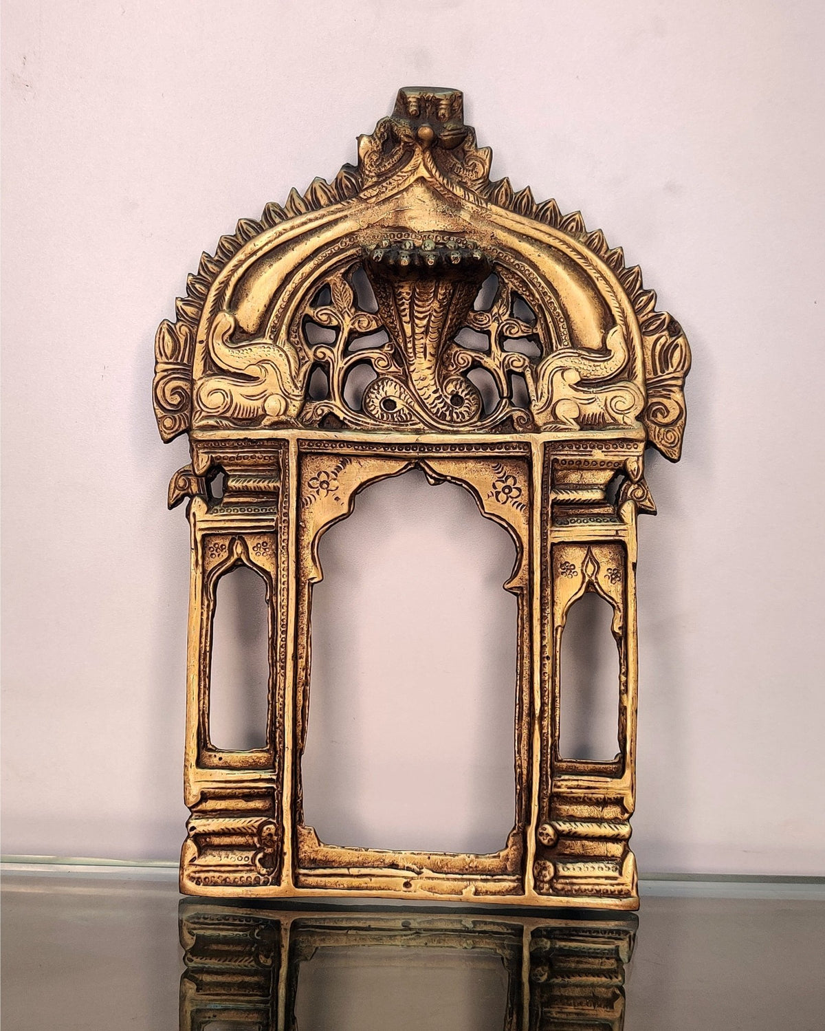 Brass Antique Handcrafted Prabhavali - Budhshiv.com