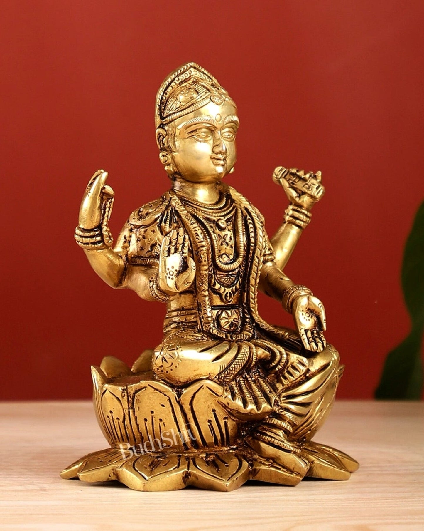 Brass Bal ambika ma balatirupurasundari/ Balambigai Statue 6.5" - Budhshiv.com