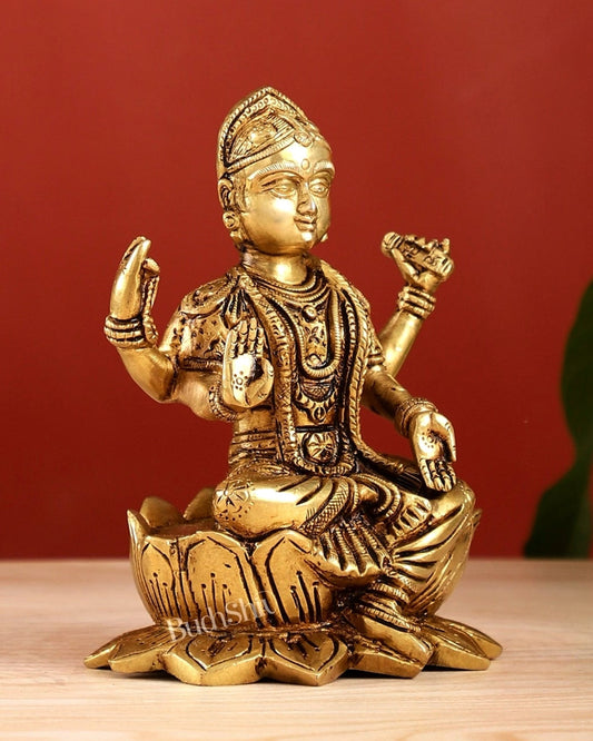 Brass Bal ambika ma balatirupurasundari/ Balambigai Statue 6.5" - Budhshiv.com