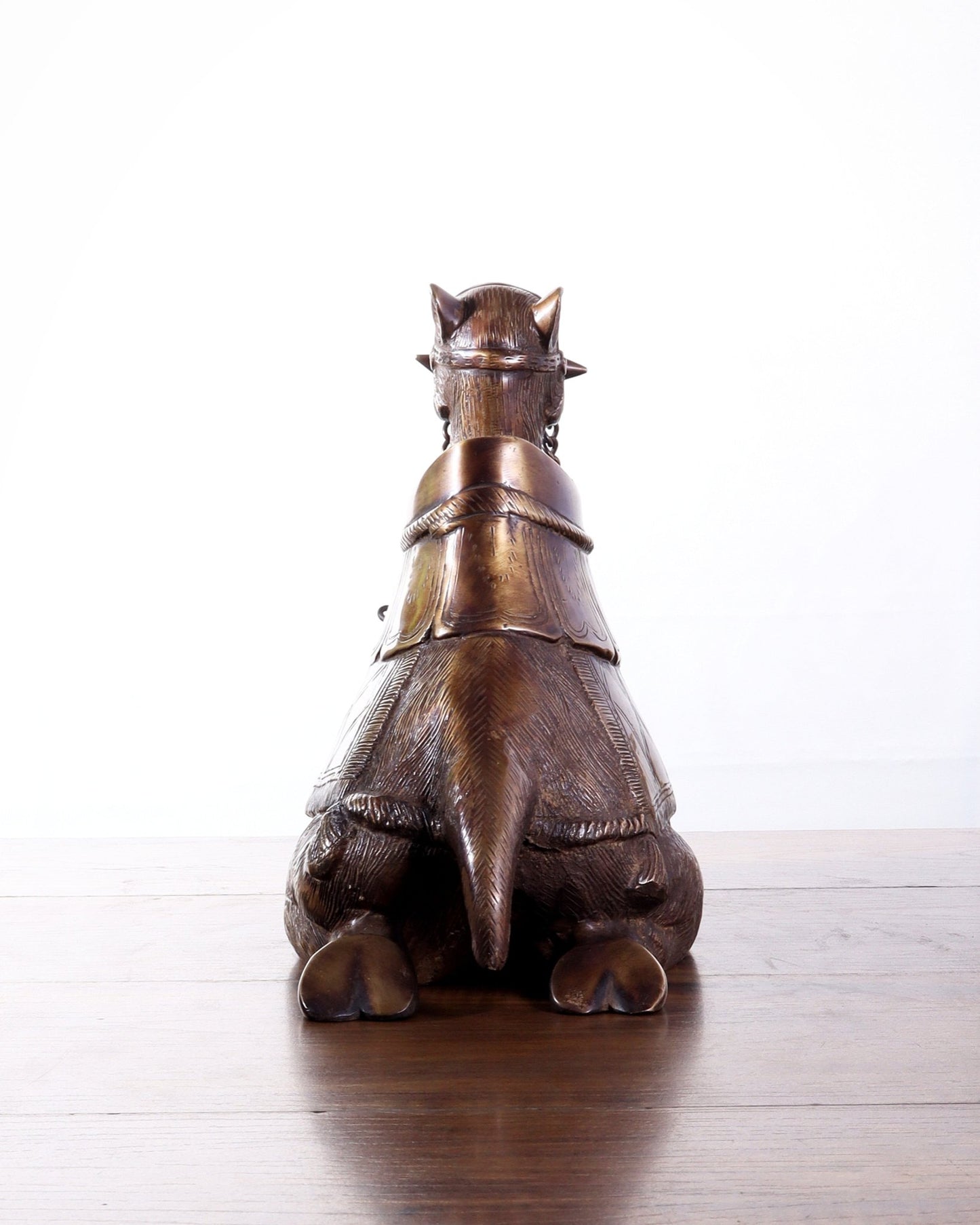 Brass Camel Statue Pair – Standing and Seated (Vastu Approved) 17" - Budhshiv.com