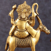 Brass Chandra Dev Graha Soma Dev Idol for Pooja & Vastu - 6.5 Inch Height - Budhshiv.com