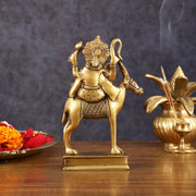 Brass Chandra Dev Graha Soma Dev Idol for Pooja & Vastu - 6.5 Inch Height - Budhshiv.com