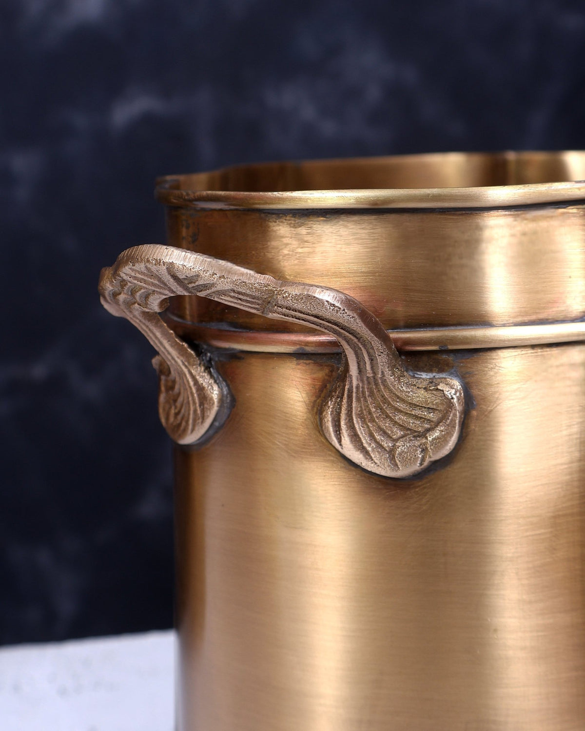 Brass Flower/Fruit Basket for Home Decor 13 inch wide - Budhshiv.com