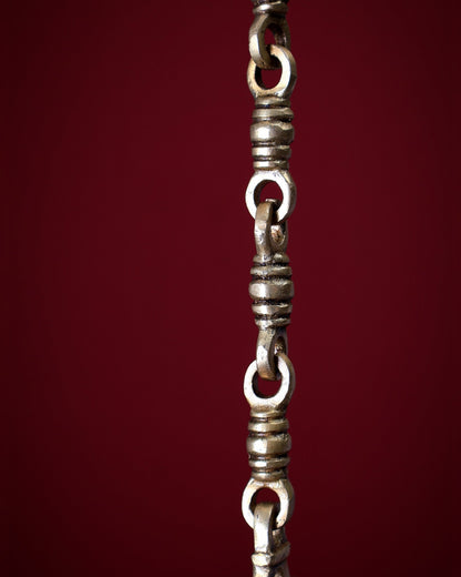 Brass Handcrafted Krishna & Radha - Krishna Motif Hanging Temple Bell - Budhshiv.com