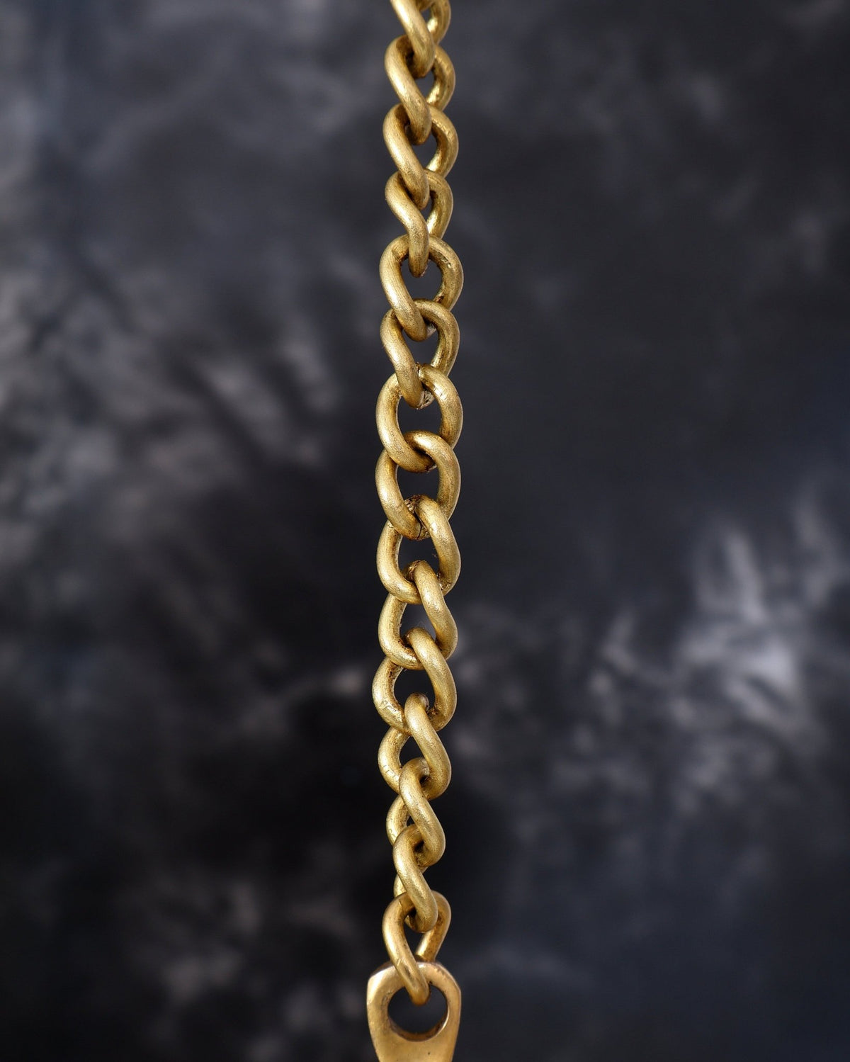 Brass Hanging Shankh and Chakra Lamp with Single Diya — Unique Design - Budhshiv.com
