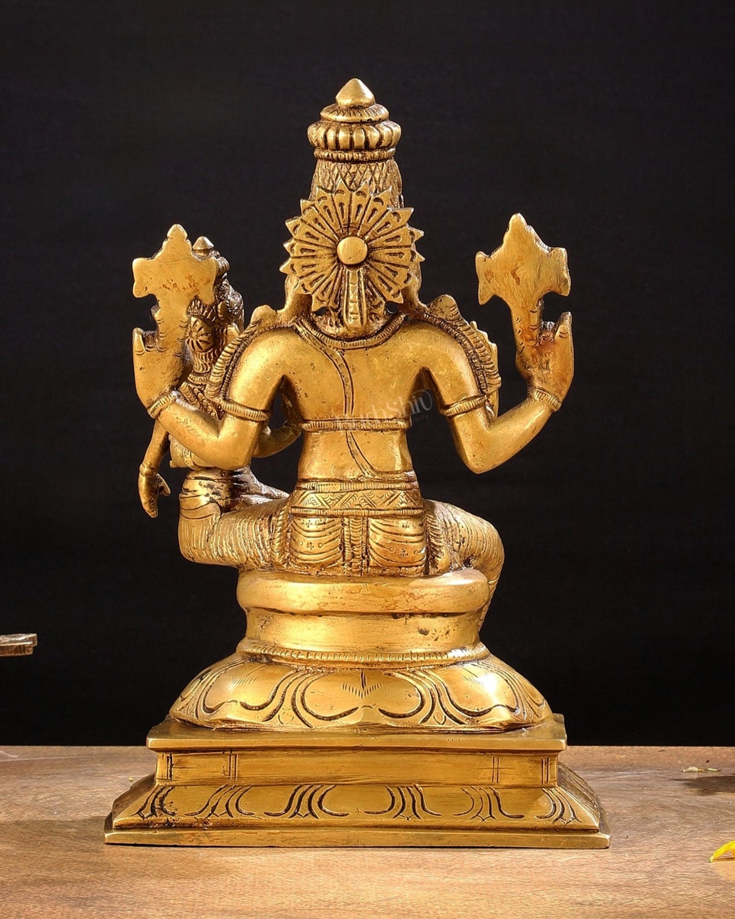 Brass Hayagriva Lakshmi idol 9" - Budhshiv.com