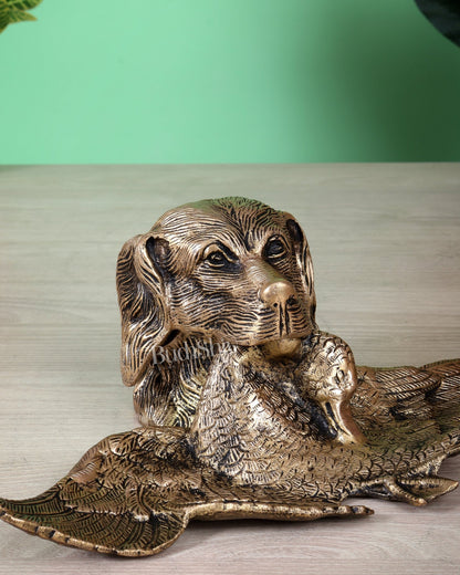 Brass Inkwell Ink Pot – Vintage Design Dog face design - Budhshiv.com