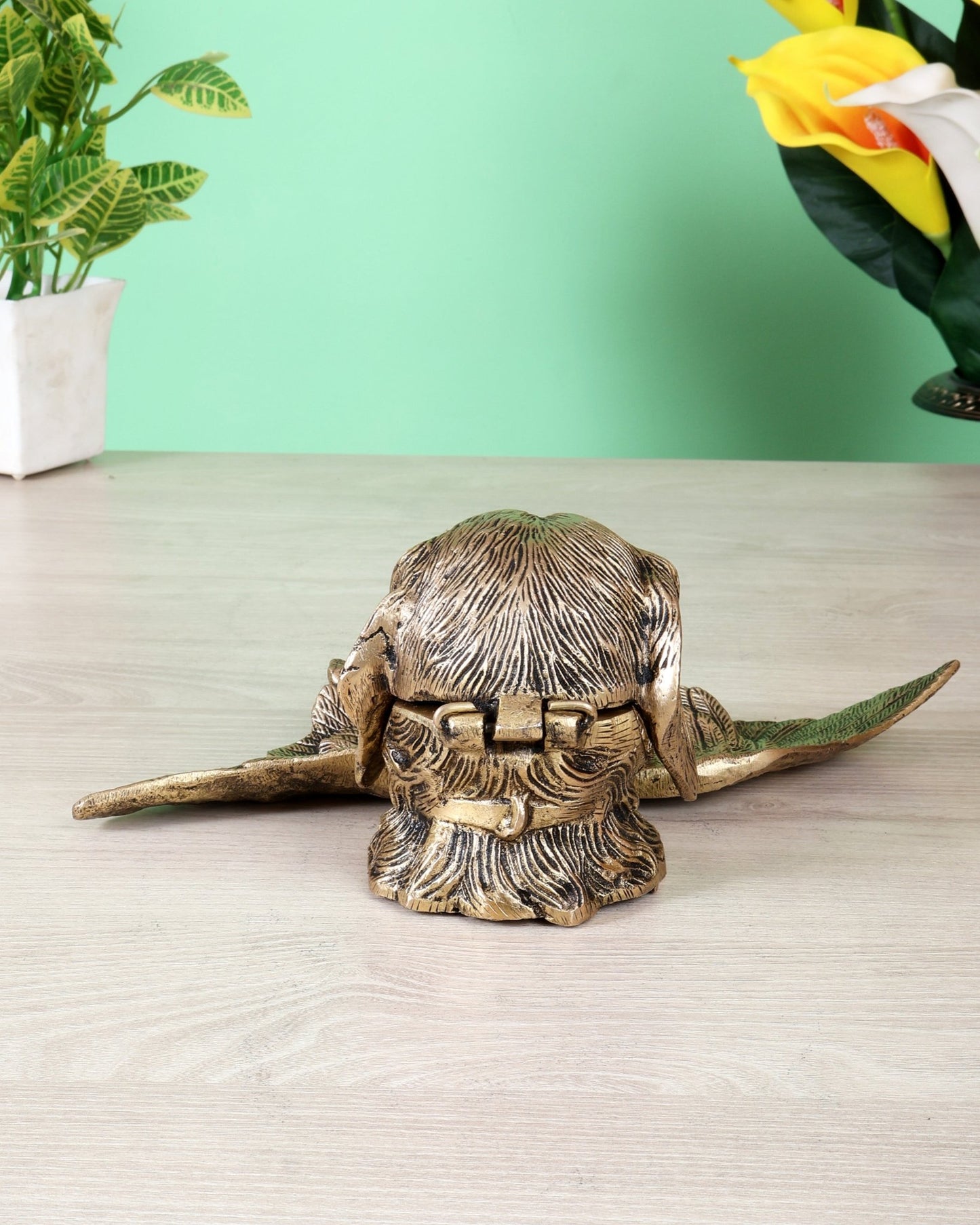 Brass Inkwell Ink Pot – Vintage Design Dog face design - Budhshiv.com