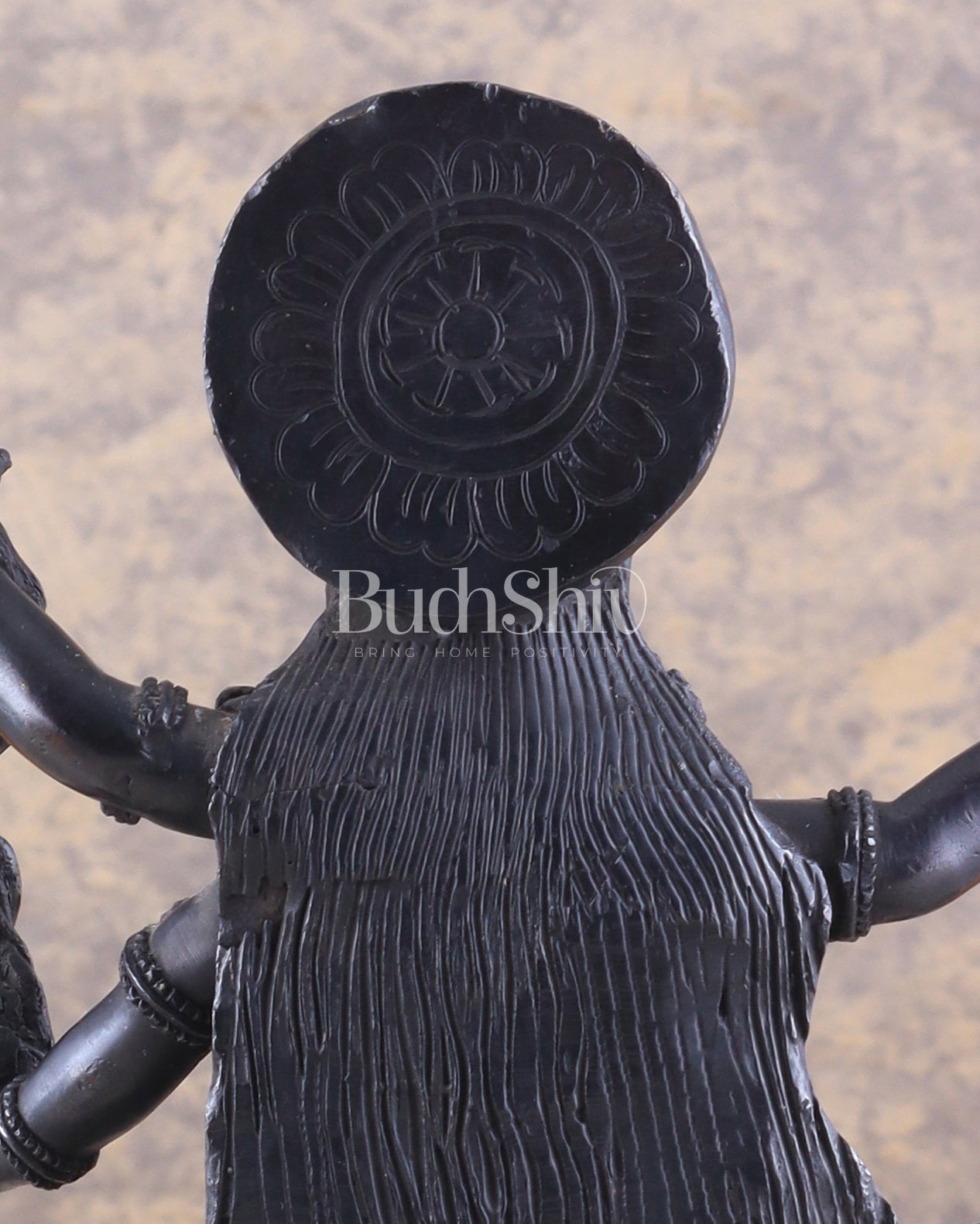 Brass Kali Ma Idol - 9.5 Inch - Budhshiv.com