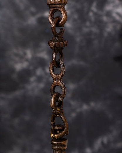 Brass Kerala Hanging Lamp — Double Layer - Budhshiv.com