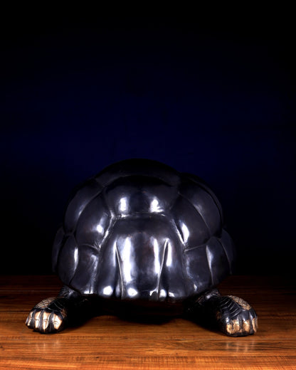 Brass Large Sea Turtle / Tortoise | Vastu Sculpture 28", 39 kg - Budhshiv.com