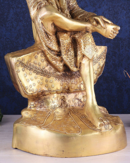 Brass large Shirdi Sai Baba Statue 24" - Budhshiv.com