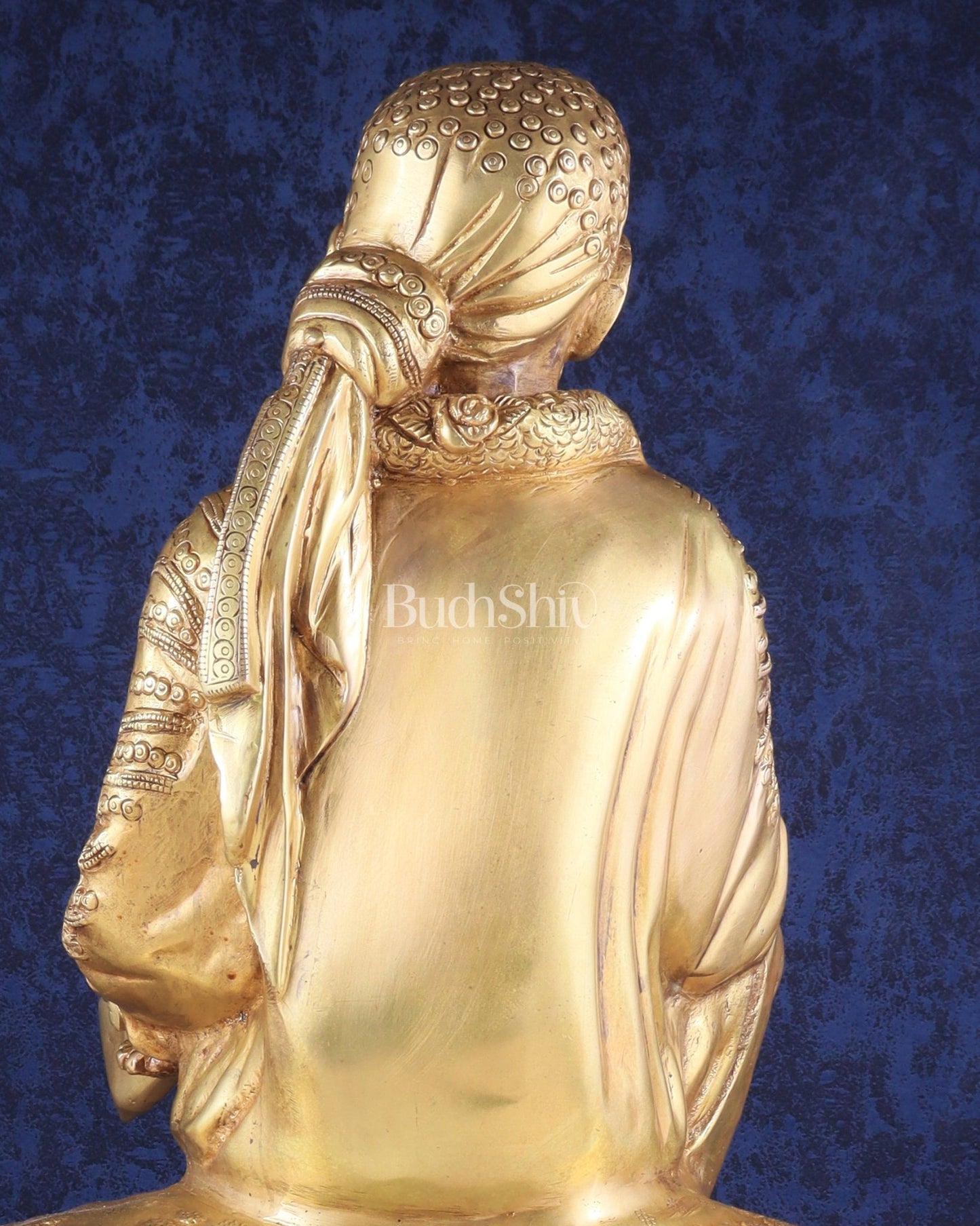 Brass large Shirdi Sai Baba Statue 24" - Budhshiv.com