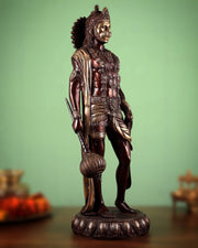Brass Lord Hanuman Statue Standing 24" Height dual tone - Budhshiv.com